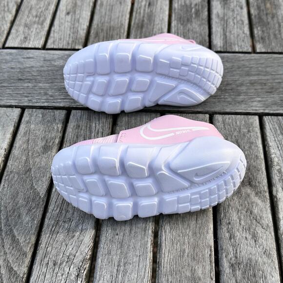 Nike Flex Runner 2 Pink White Toddler Slip-On Shoes Size 6C DJ6039-600 NEW - Picture 10 of 12